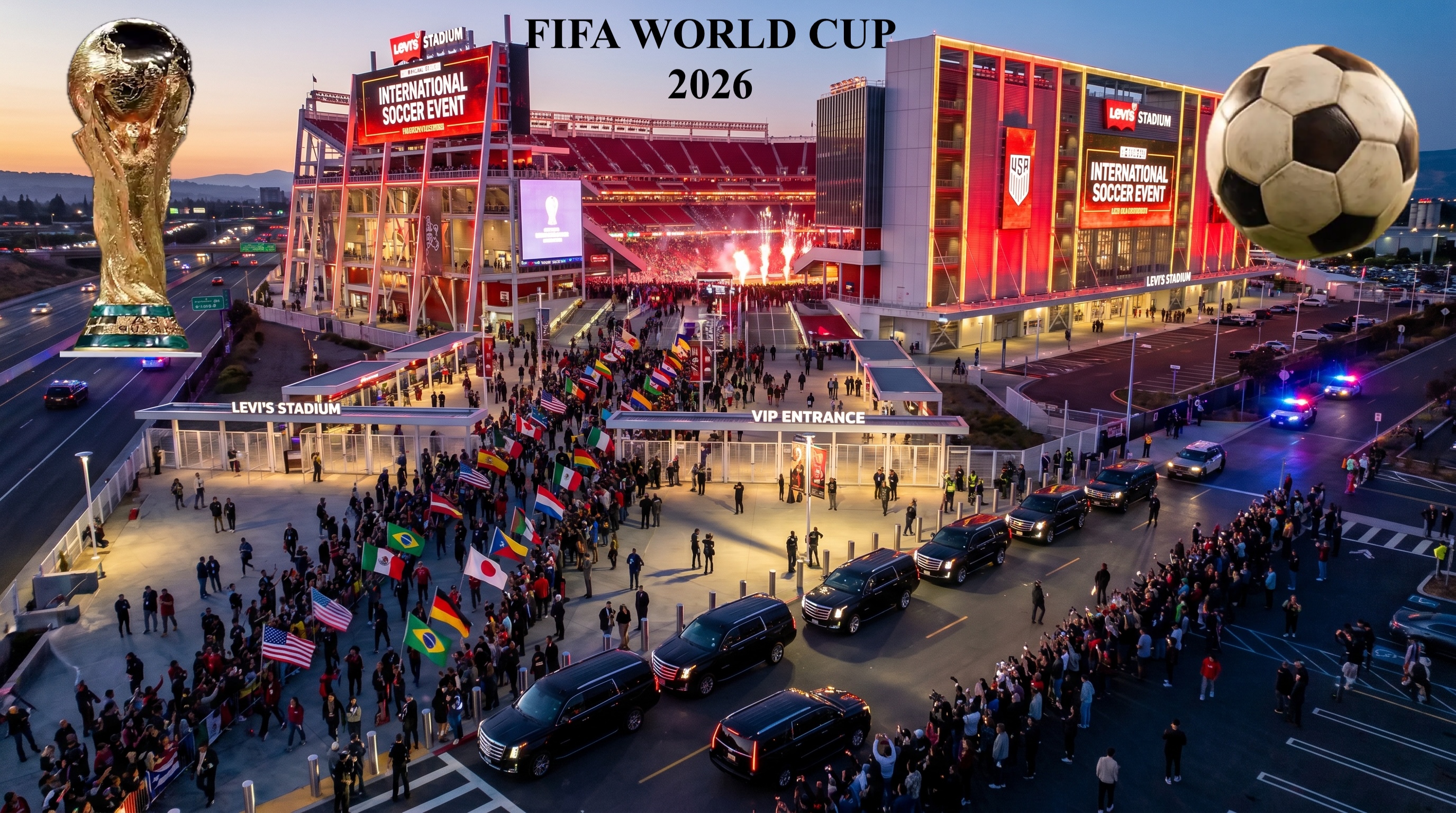 Kick Off in Style: FIFA World Cup 2026 Transportation at Levi's Stadium